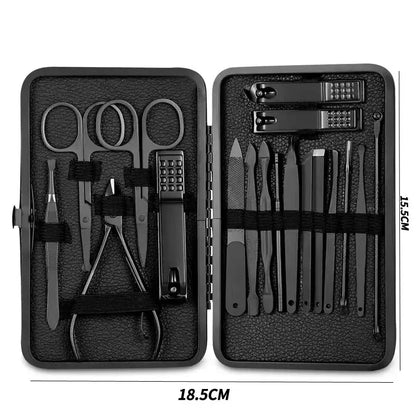 Grümwise Black Nail Clipper Set