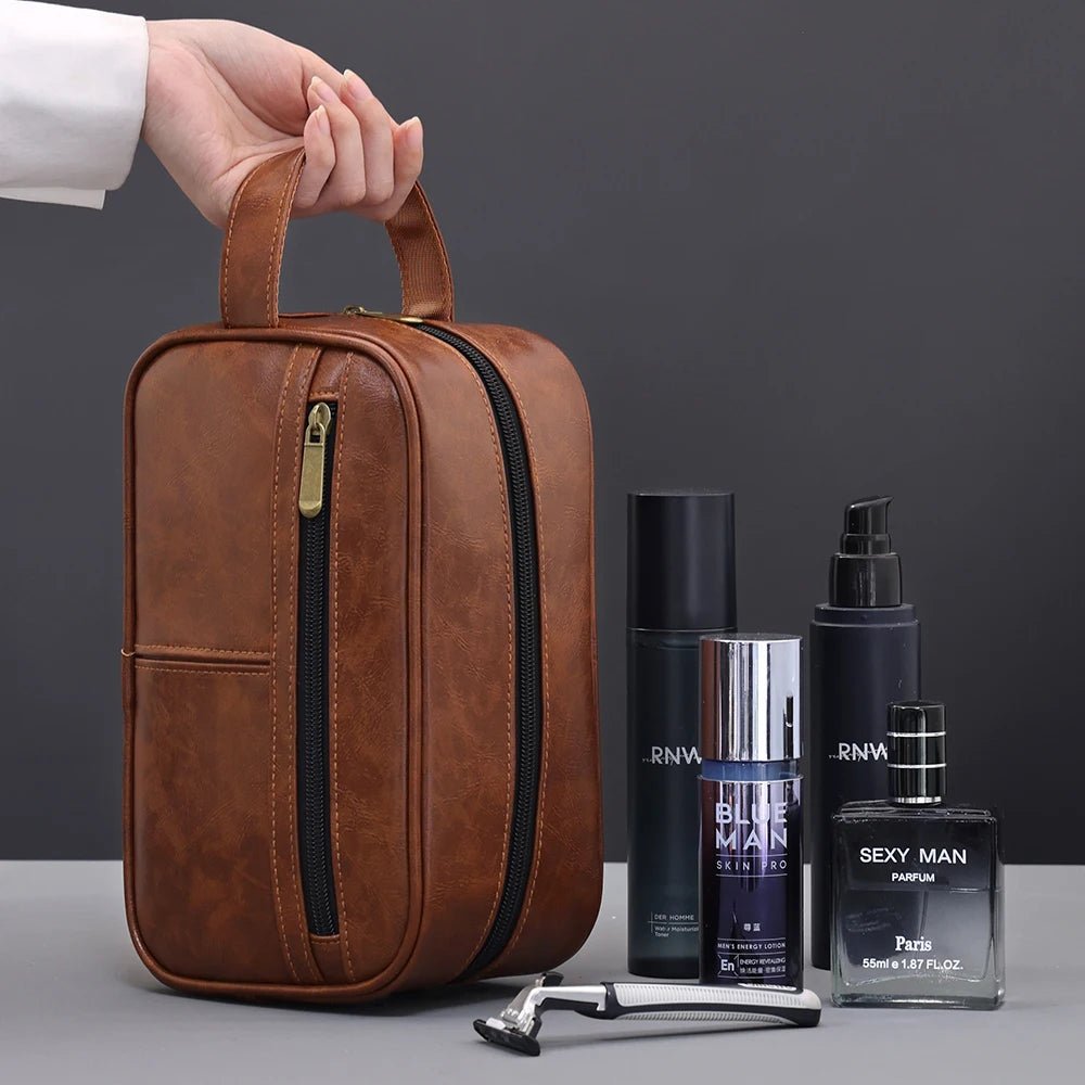 classic roomy toiletry bags for travel Grümwise Vintage Toiletry Bag